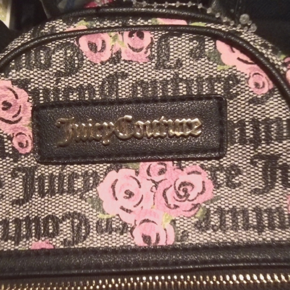 Juicy Couture Black and Pink Women's Bag